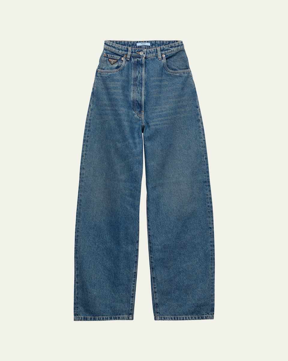 High Waisted Denim Pants